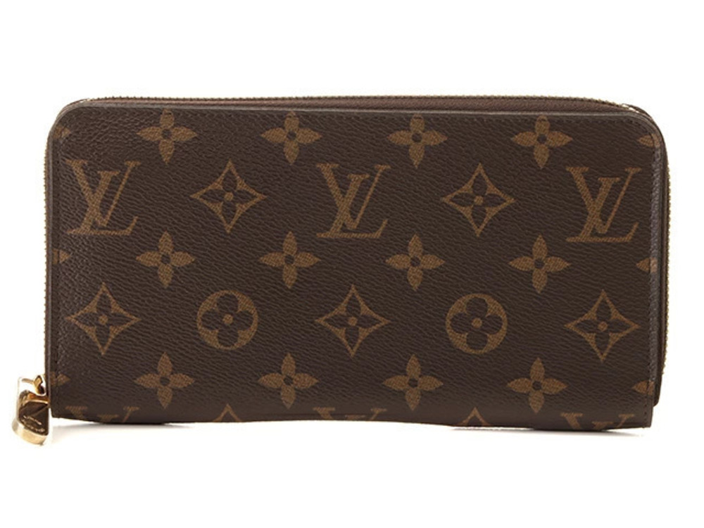LOUIS VUITTON Zippy Wallet Monogram Brown